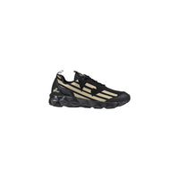 Image 5 : Logo EA7 sur baskets homme blanc/noir, finition premium Emporio Armani — Delvale