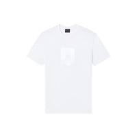 Image 4 : T-shirt Armani Exchange homme noir imprimé, vue d'ensemble styling — Delvale