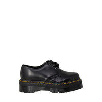 Image 1 : Dr. Martens 1461 Quad Black derbies femme cuir noir semelle plateforme — delvale