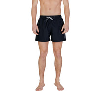 Image 6 : Vue arrière maillot de bain Ea7 homme bleu motif imprimé — Delvale