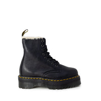 Image 1 : Bottes Dr. Martens Jadon fourrées noires femme avec semelle plateforme — delvale