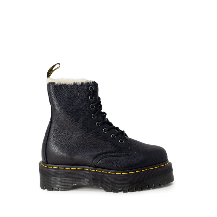 Image 1 : Bottes Dr. Martens Jadon fourrées noires femme avec semelle plateforme — delvale