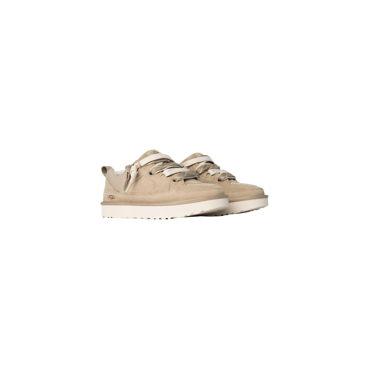 Image 2 : Vue détaillée des baskets Ugg femme beige en chamois — delvale