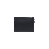 Pochette Antony Morato homme noire – vue arrière en simili grainé saffiano