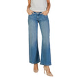 Only Jeans Femme Bleu Azur Effet Usé Coupe Décontractée