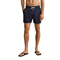 Gant Short de Bain Homme Bleu Marine Uni Lacets