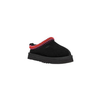 Image 2 : Mules Ugg cuir noir femme, détail de la semelle caoutchouc — delvale