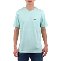 Image 1 : T-shirt Lyle & Scott homme vert avec impression et poche unique, manches courtes — Delvale