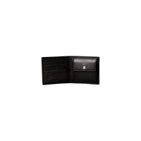 Image 3 : Portefeuille compact Calvin Klein femme noir, design raffiné avec motif imprimé — Delvale