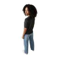 Image 3 : Pull Calvin Klein Jeans gris femme manches courtes coupe moderne élégante — delvale
