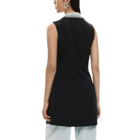 Image 3 : Vue d'ensemble robe Desigual femme noire fermeture boutonnée — delvale