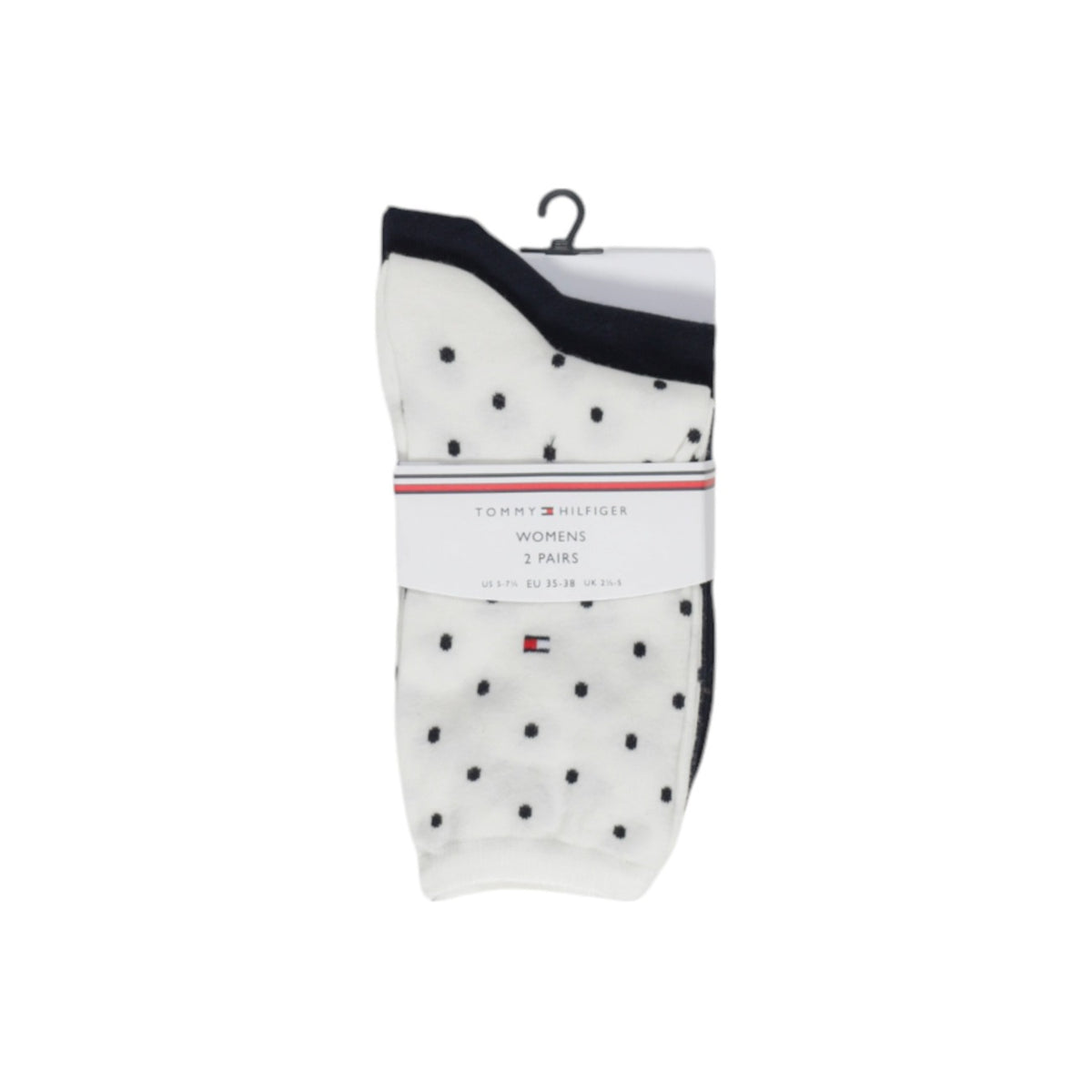 Image 1 : Lingerie Tommy Hilfiger femme blanche avec motif imprimé, vue de face — delvale