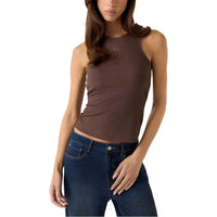 Image 6 : Débardeur Guess femme vert col rond style décontracté — delvale