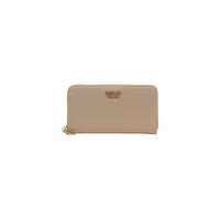 Image 1 : Portefeuille Replay femme marron compact avec fermeture éclair, vue de face — Delvale