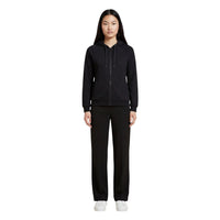 Image 3 : Vue d'ensemble du sweat femme noir Armani Exchange coupe longue — Delvale
