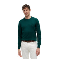 Tommy Hilfiger – Pull Homme Col Rond Signature Noir