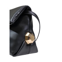Image 3 : Sac à main Liu Jo noir silhouette souple et structurée, format compact, présentation produit — Delvale
