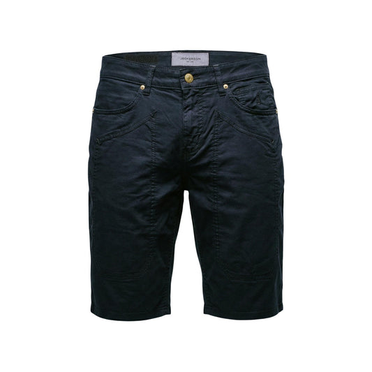 Image 2 : Bermuda homme Jeckerson bleu détail fermeture zip et bouton — delvale