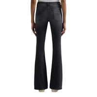 Image 2 : Détail coupe regular fit jeans Replay noir femme avec poches fonctionnelles — Delvale