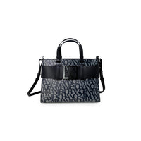 Image 4 : Sac à main Armani Exchange jacquard multicolore design ceinturé signature texte — delvale