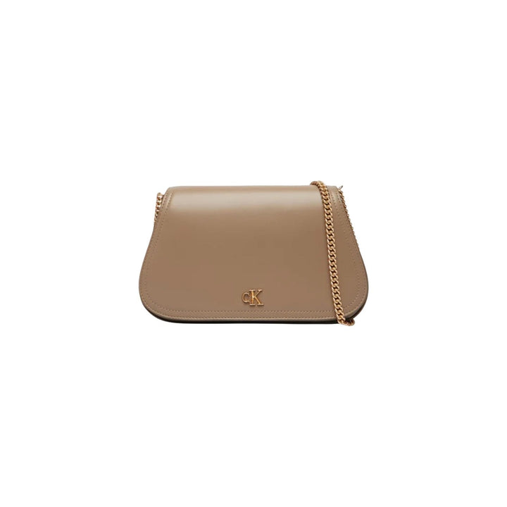 Image 1 : Sac bandoulière Calvin Klein femme multicolore avec rabat monogramme et chaîne dorée — Delvale
