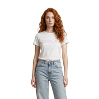 Image 4 : Coupe et finitions du t-shirt Replay femme noir imprimé — Delvale