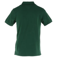 Image 2 : Polo Timberland homme vert, col polo côtelé et patte de boutonnage deux boutons sombres, coupe ajustée, fond blanc — Delvale