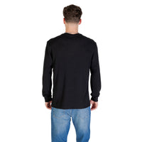 Image 2 : Pull Calvin Klein Jeans homme noir détail col rond et logo — Delvale