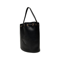 Image 3 : Vue d'ensemble du sac seau Calvin Klein femme noir design cylindrique structuré — delvale
