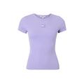 Tommy Hilfiger Jeans T-shirt dames lila korte mouwen katoen