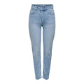 Only Jeans Femme Bleu Azur Coupe Droite