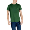 Lacoste T-Shirt Homme Col Rond Pur Coton Vert