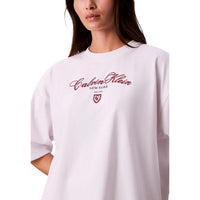 Image 3 : T-shirt Calvin Klein Jeans blanc femme style décontracté chic avec logo marque — delvale
