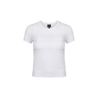 Image 3 : T-shirt blanc transparent Armani Exchange porté, effet layering moderne — delvale