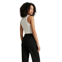 Image 3 : Top blanc estival Tommy Hilfiger Jeans coupe ajustée sans manches — Delvale