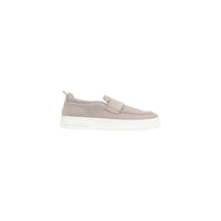 Image 1 : Slip-on homme Armani Exchange en cuir beige sable vue de profil — Delvale