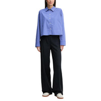 Image 3 : Chemise Calvin Klein Jeans femme rayures bleues, vue d'ensemble style décontracté — delvale