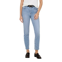 Image 2 : Détail jean Only femme bleu azur avec fermeture zip — delvale