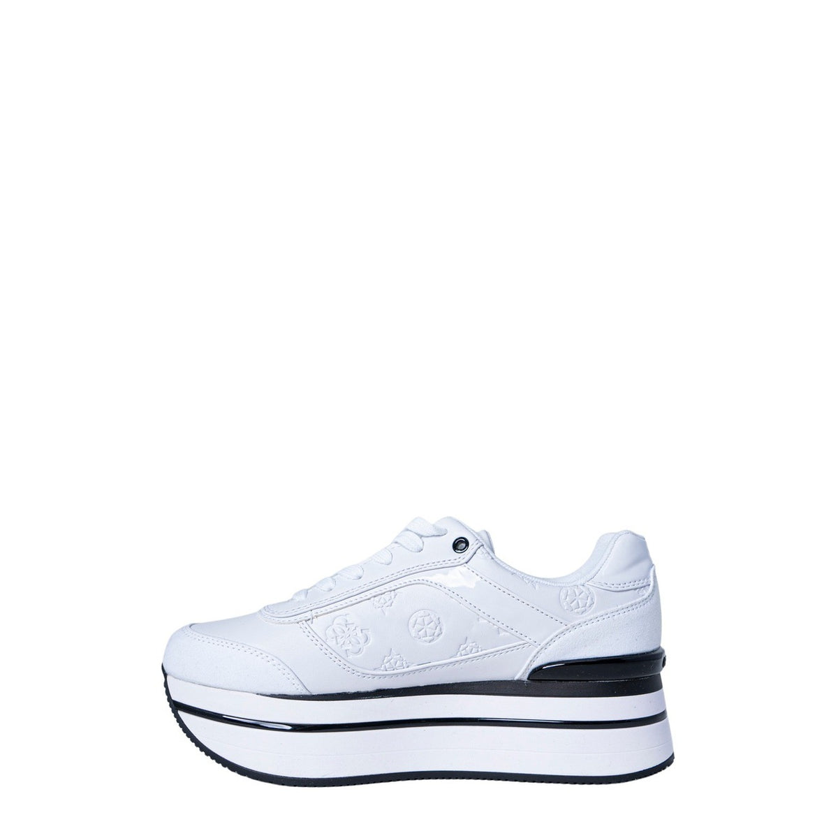 Image 2 : Baskets Guess blanches Classic Urban fermeture lacets pour femme — delvale