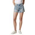 Tommy Hilfiger Jeans korte broek dames azuurblauw regular