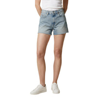 Image 1 : Short femme Tommy Hilfiger Jeans bleu azur coupe regular avec fermeture zip — Delvale