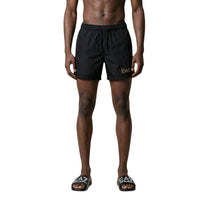 Image 4 : Pantalon EA7 homme noir, vue d'ensemble style sportif — Delvale