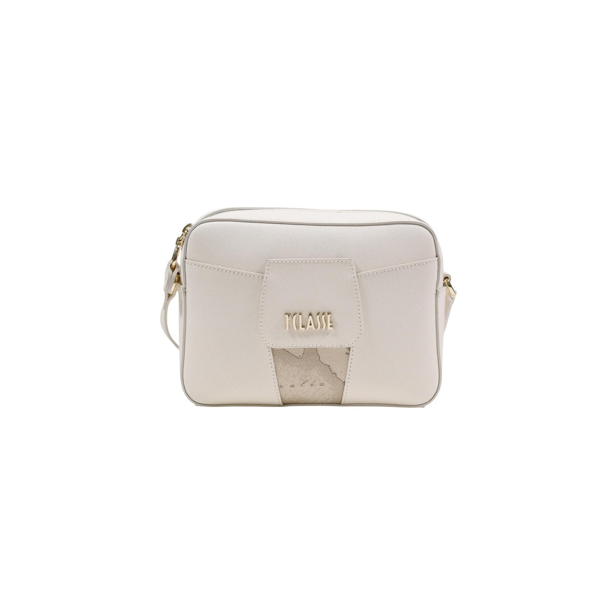 Image 1 : Sac Alviero Martini Prima Classe blanc avec motif impression, vue de face — delvale