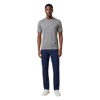 Image 3 : T-shirt Armani Exchange homme gris, vue de dos montrant la coupe ajustée — Delvale