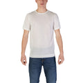 Fashion Brand T-shirt Maille Homme Col Rond Blanc