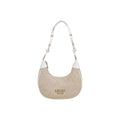 Liu Jo Milano Hobo Bag Monogramme Beige Fermeture Éclair