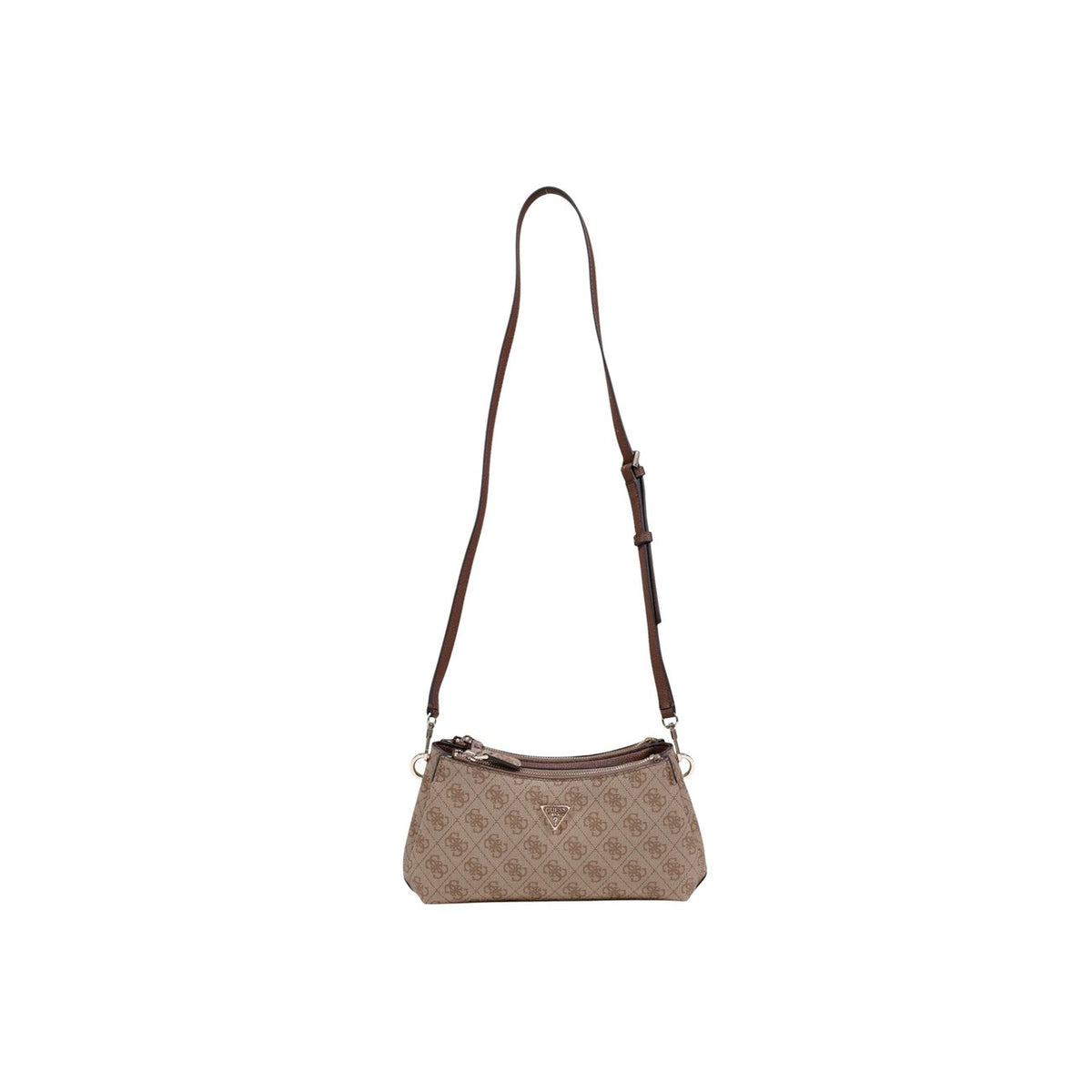 Image 3 : Détail bandoulière amovible sac Guess beige, polyvalence de port — delvale