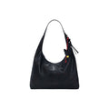 Desigual Sac Hobo Femme Noir Micro-Perforé Constellation Breloques