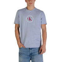 Image 5 : T-shirt Calvin Klein Jeans homme noir, vue d'ensemble du design et de la coupe — Delvale