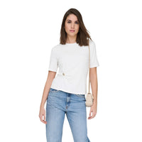 Image 4 : T-shirt Only noir femme porté, style casual moderne — delvale